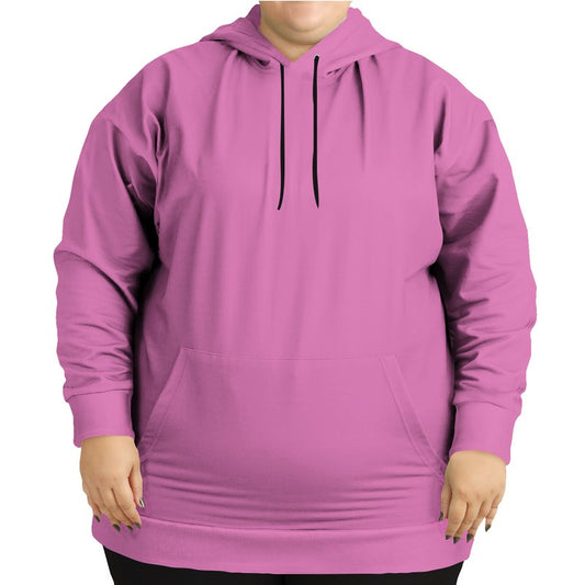 Light Medium Magenta Hoodie PLUS (PIM2-ME-LI) - Woman Front PLUS