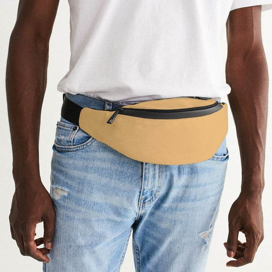 Light Medium Orange Belt Bag (YO2-ME-LI) - Man Front CloseUp