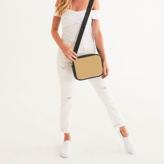 Light Medium Orange Crossbody Bag (YO2-ME-LI) - Woman Front
