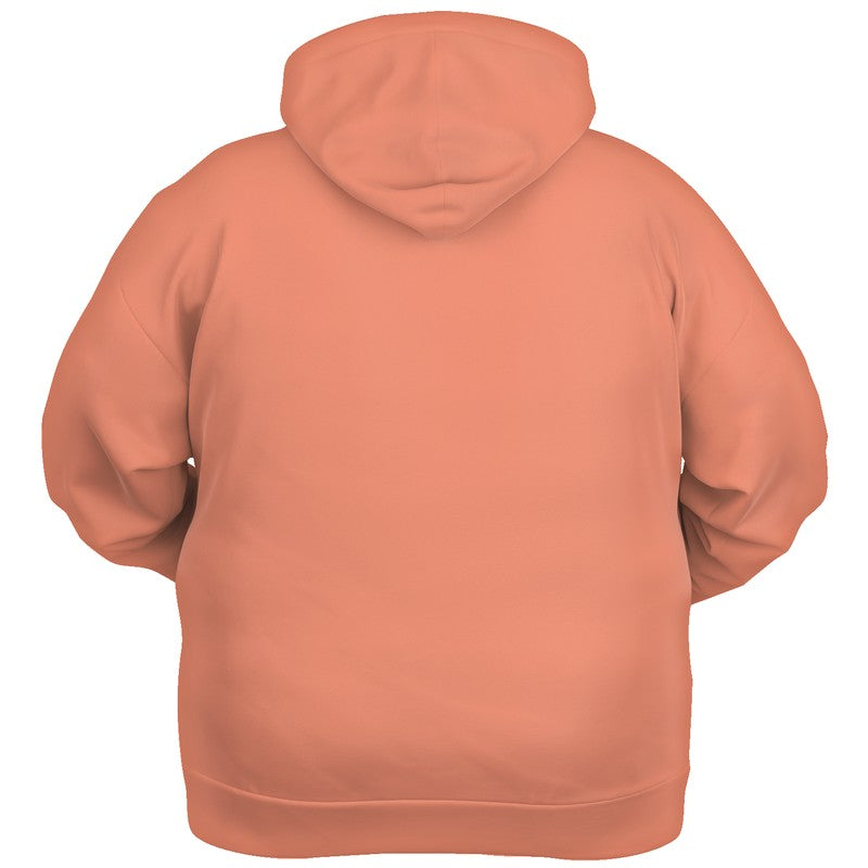 Light Medium Orange Hoodie PLUS (OR3-ME-LI) - Ghost Back PLUS