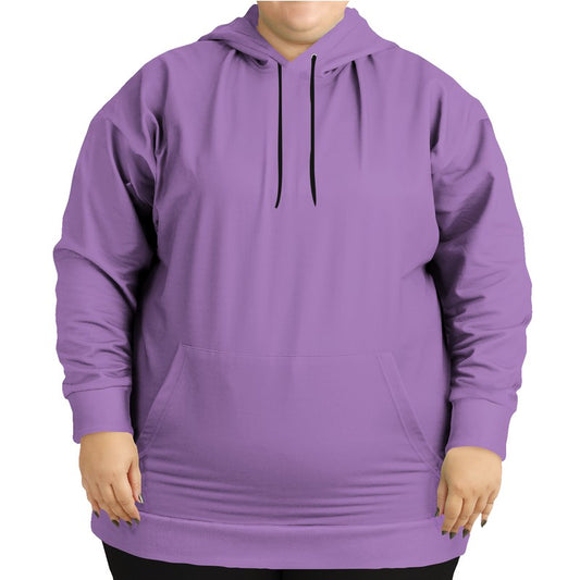 Light Medium Purple Hoodie PLUS (MPU2-ME-LI) - Woman Front PLUS