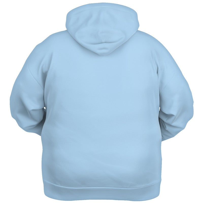 Light Muted Blue Hoodie PLUS (B-MU-LI) - Ghost Back PLUS