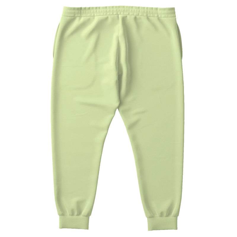 Light Muted Lime Joggers PLUS (L-MU-LI) - Back PLUS