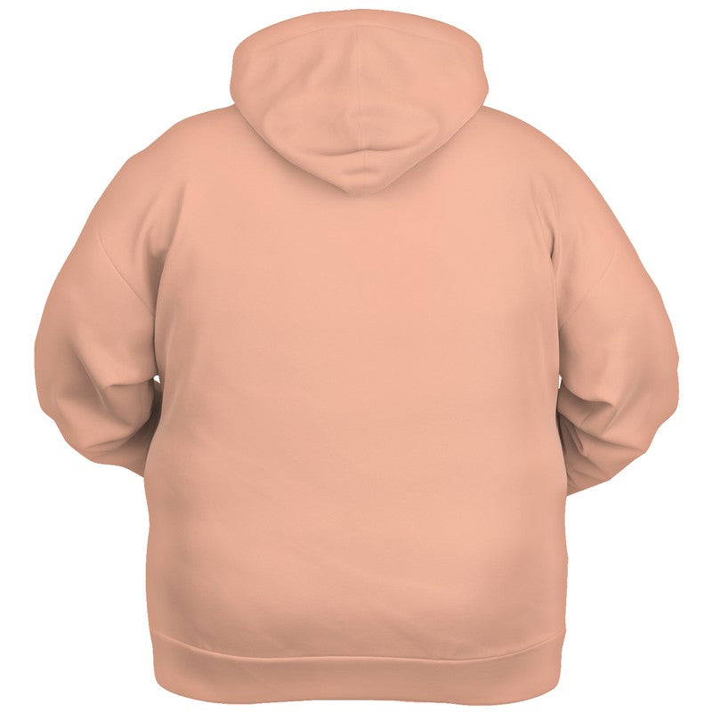 Light Muted Orange Hoodie PLUS (OR2-MU-LI) - Ghost Back PLUS