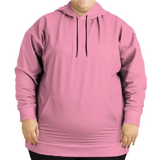 Light Muted Pink Hoodie PLUS (PI-MU-LI) - Woman Front PLUS