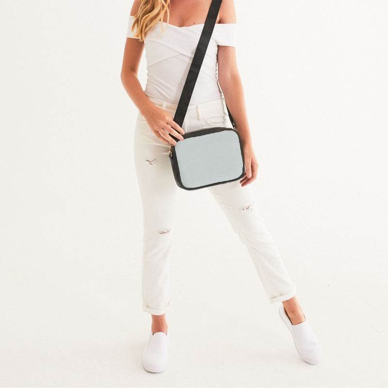 Light Neutral Blue-Green Crossbody Bag (BG-NE-LI) - Woman Front