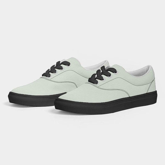 Light Neutral Lime Women's Canvas Sneakers (GL2-NE-LI) - Side 3