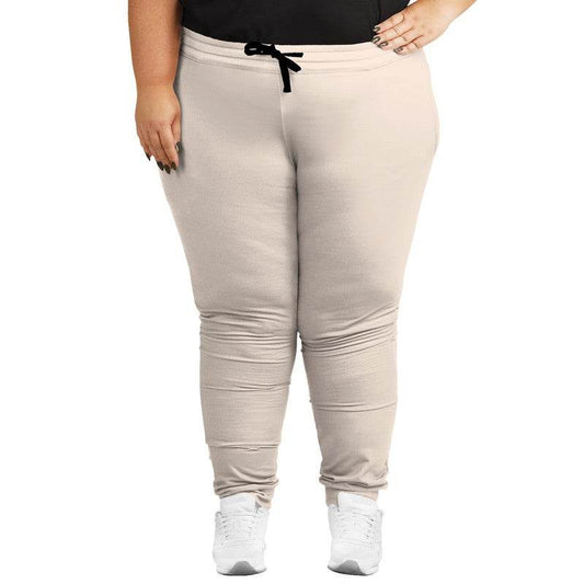 Light Neutral Orange Joggers PLUS (O-NE-LI) - Woman Front PLUS