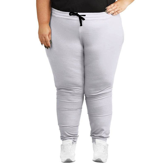 Light Neutral Purple Joggers PLUS (PU-NE-LI) - Woman Front PLUS
