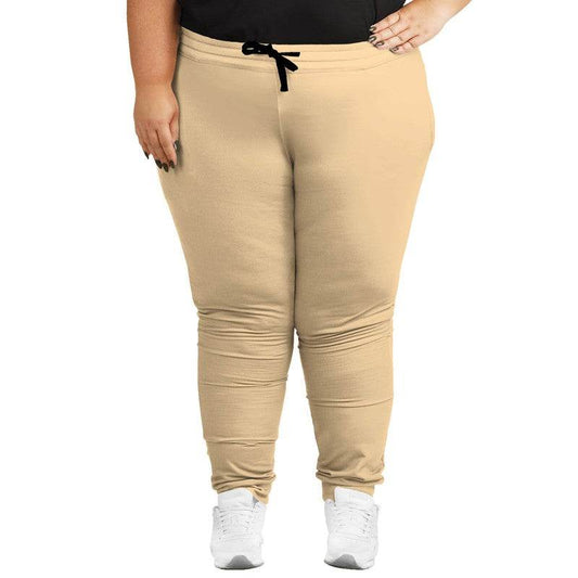 Light Orange Joggers PLUS (YO2-MU-LI) - Woman Front PLUS