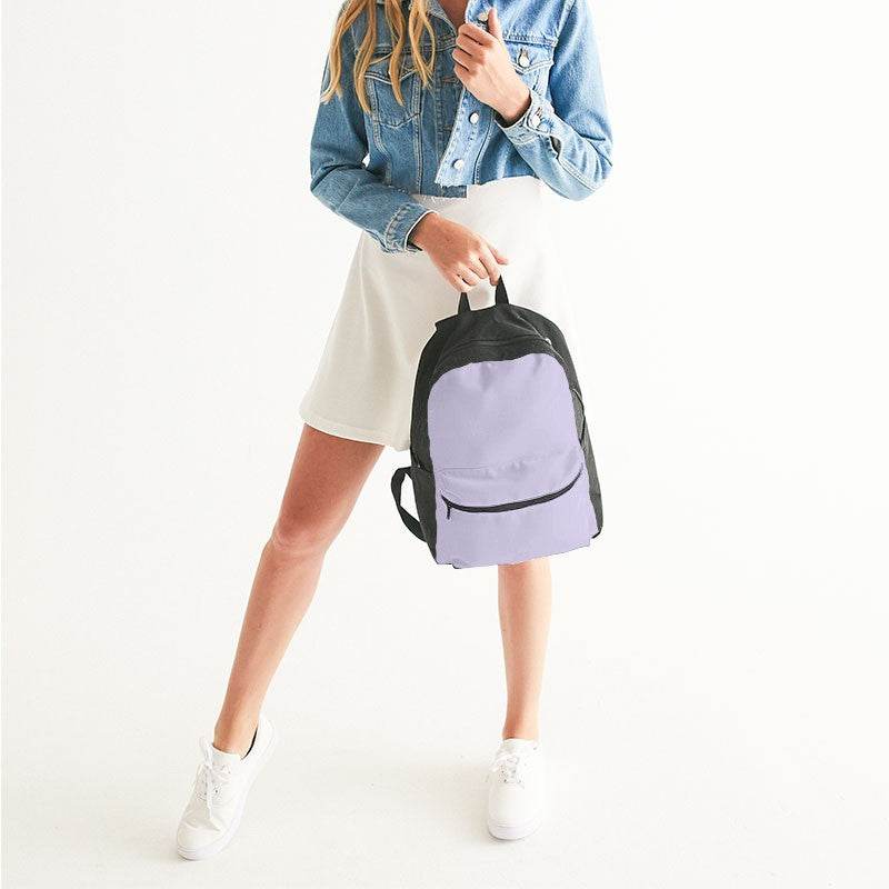 Light Purple Canvas Backpack (PU-FM-LI) - Woman