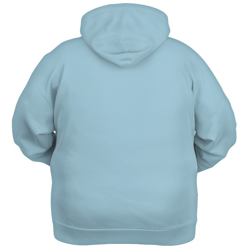 Lightened Fully-Muted Cyan Hoodie PLUS (BC2-FM-LG) - Ghost Back PLUS