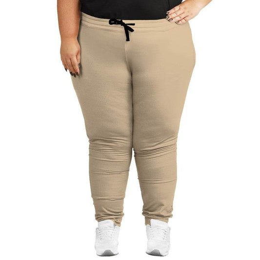 Lightened Fully-Muted Orange Joggers PLUS (YO2-FM-LG) - Woman Front PLUS