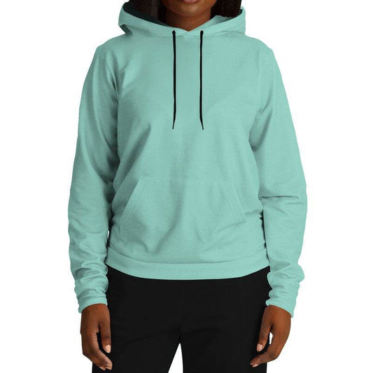Lightened Muted Blue-Green Hoodie (BG-MU-LG) - Woman Front