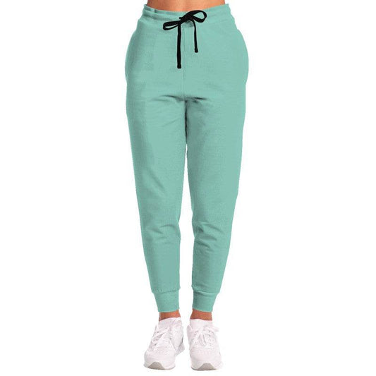 Lightened Muted Blue-Green Joggers (BG-MU-LG) - Woman Front
