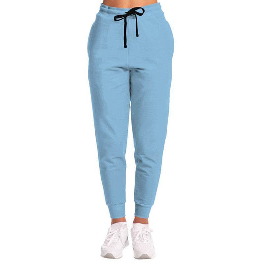 Lightened Muted Blue Joggers (B-MU-LG) - Woman Front