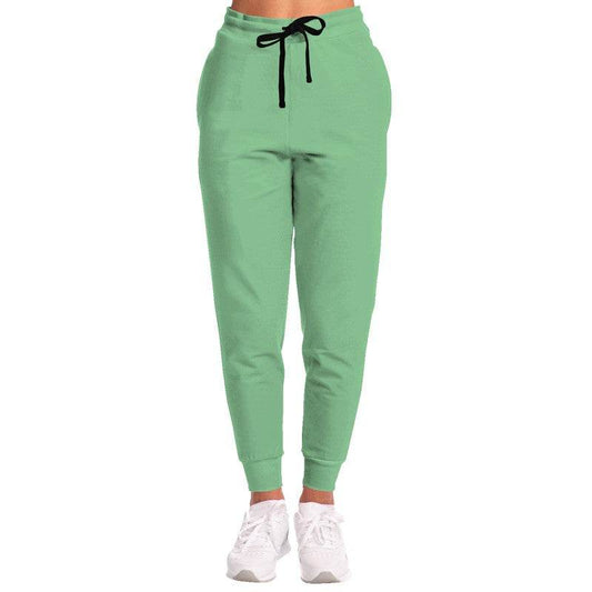 Lightened Muted Green Joggers (G-MU-LG) - Woman Front