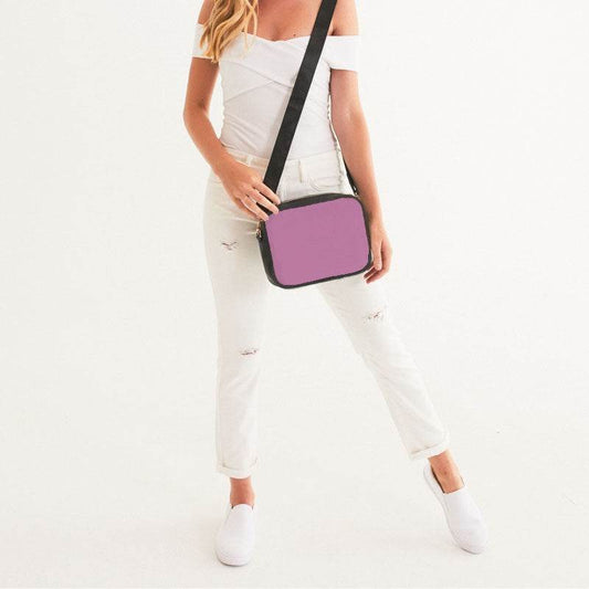 Lightened Muted Magenta Crossbody Bag (PIM2-MU-LG) - Woman Front