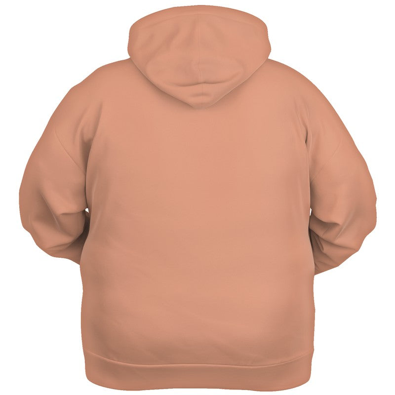 Lightened Muted Orange Hoodie PLUS (OR2-MU-LG) - Ghost Back PLUS