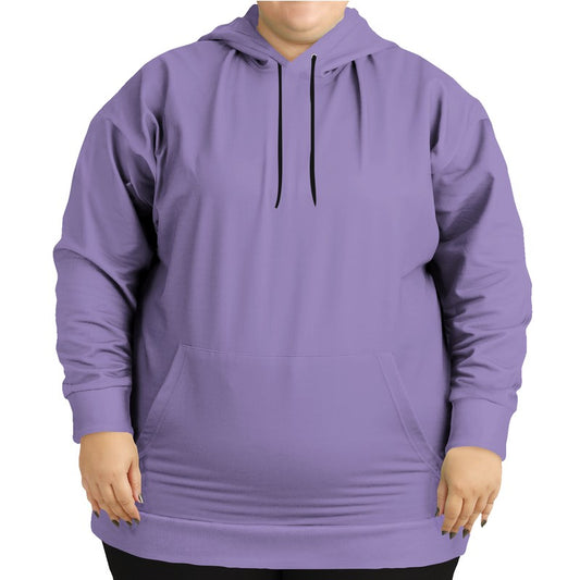 Lightened Muted Purple Hoodie PLUS (PU-MU-LG) - Woman Front PLUS