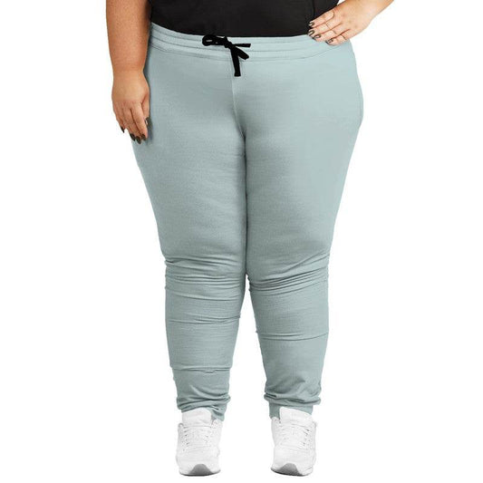 Lightened Neutral Blue-Green Joggers PLUS (CBG2-NE-LG) - Woman Front PLUS