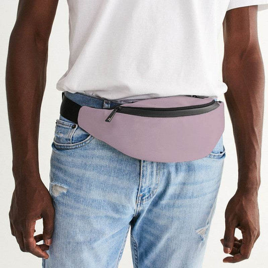 Lightened Neutral Magenta Belt Bag (PIM2-NE-LG) - Man Front CloseUp