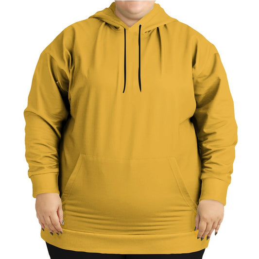 Lightning Yellow Hoodie PLUS (YO1-CL-ME) - Woman Front PLUS