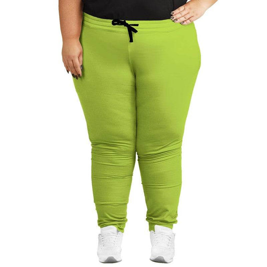 Lime Joggers PLUS (L-BR-ME) - Woman Front PLUS