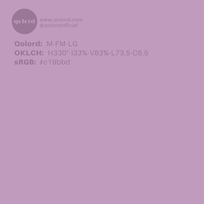 Lightened Fully-Muted Magenta | M-FM-LG