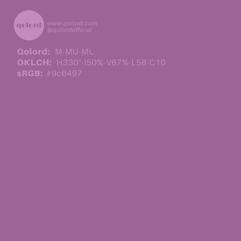 Medium-Light Muted Magenta | M-MU-ML