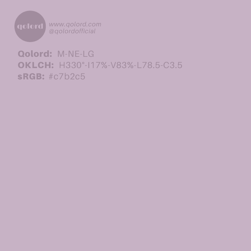 Lightened Neutral Magenta | M-NE-LG