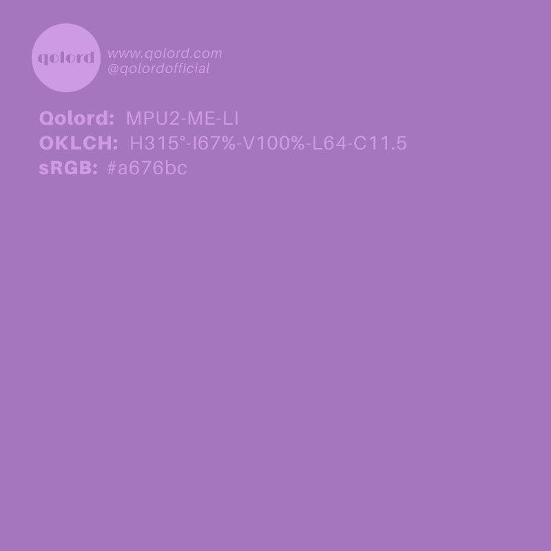 Light Medium Purple | MPU2-ME-LI