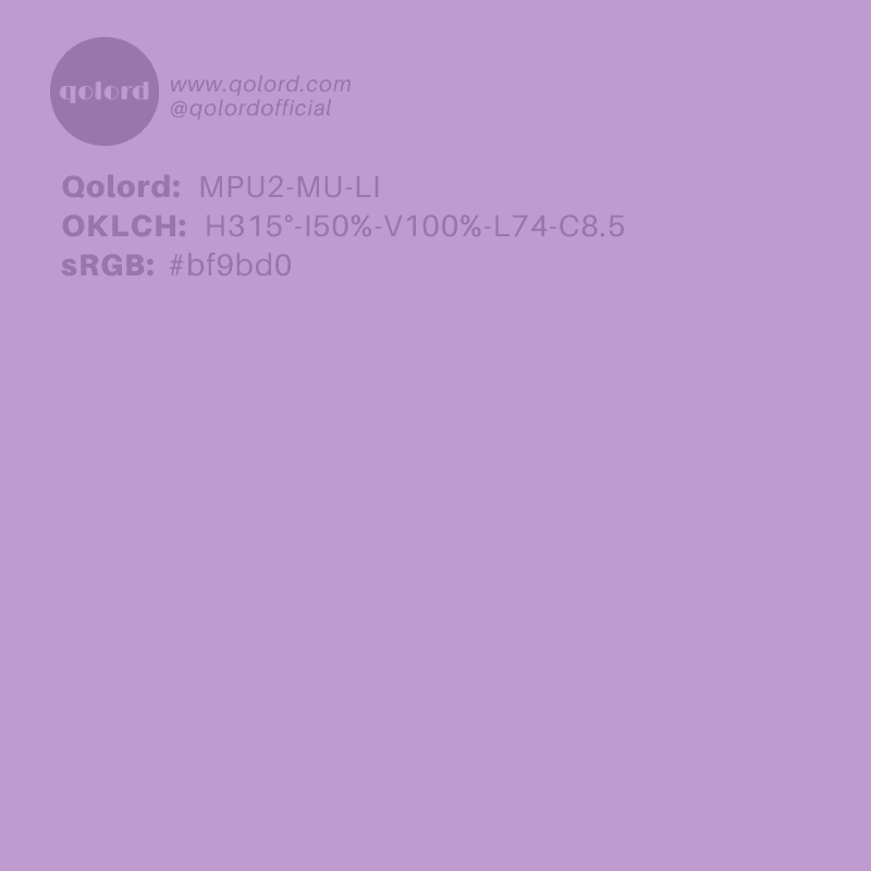 Light Muted Purple | MPU2-MU-LI
