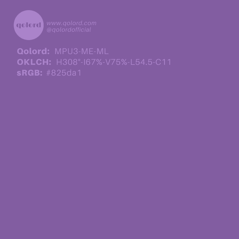Medium-Light Medium Purple | MPU3-ME-ML