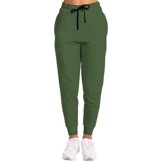 Medium-Dark Fully-Muted Lime Joggers (GL2-FM-MD) - Woman Front
