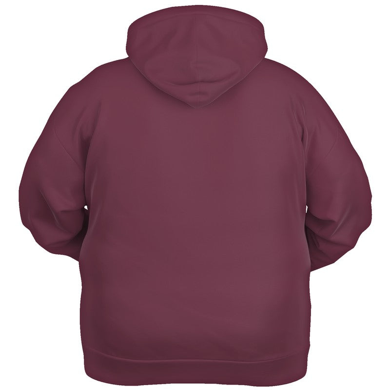Medium-Dark Fully-Muted Pink Hoodie PLUS (PI-FM-MD) - Ghost Back PLUS