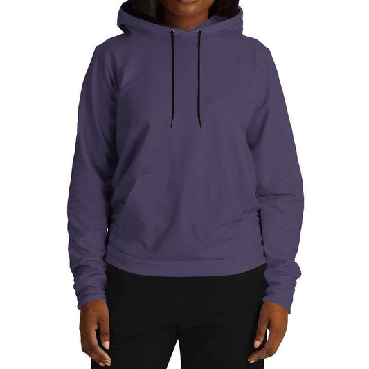 Medium-Dark Fully-Muted Purple Hoodie (PU-FM-MD) - Woman Front