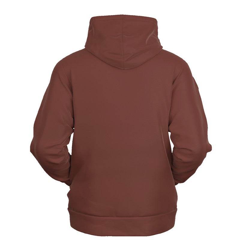 Medium-Dark Fully-Muted Red Hoodie (R-FM-MD) - Ghost Back