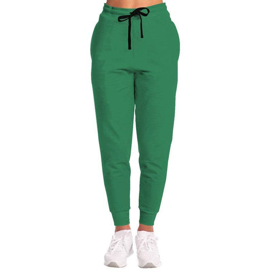 Medium-Dark Medium Green Joggers (BGG3-ME-MD) - Woman Front