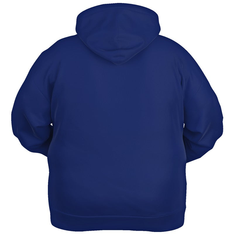 Medium-Dark Medium Indigo Hoodie PLUS (I-ME-MD) - Ghost Back PLUS