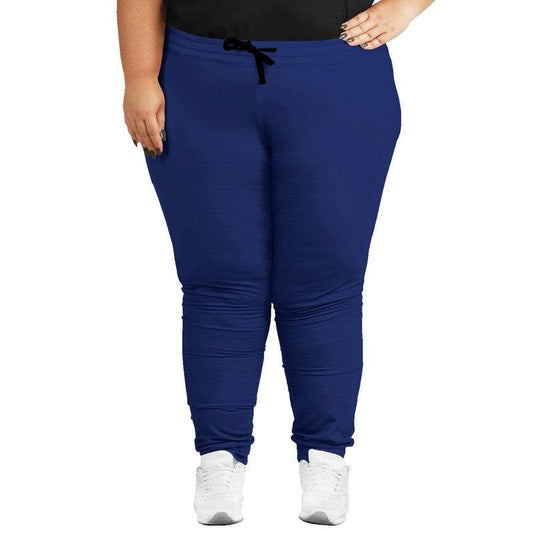 Medium-Dark Medium Indigo Joggers PLUS (I-ME-MD) - Woman Front PLUS