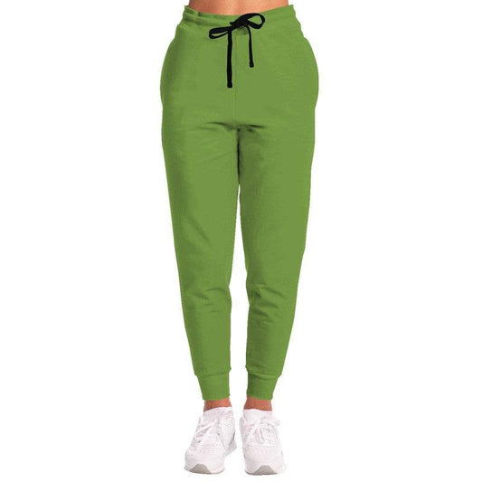 Medium-Dark Medium Lime Joggers (GL3-ME-MD) - Woman Front
