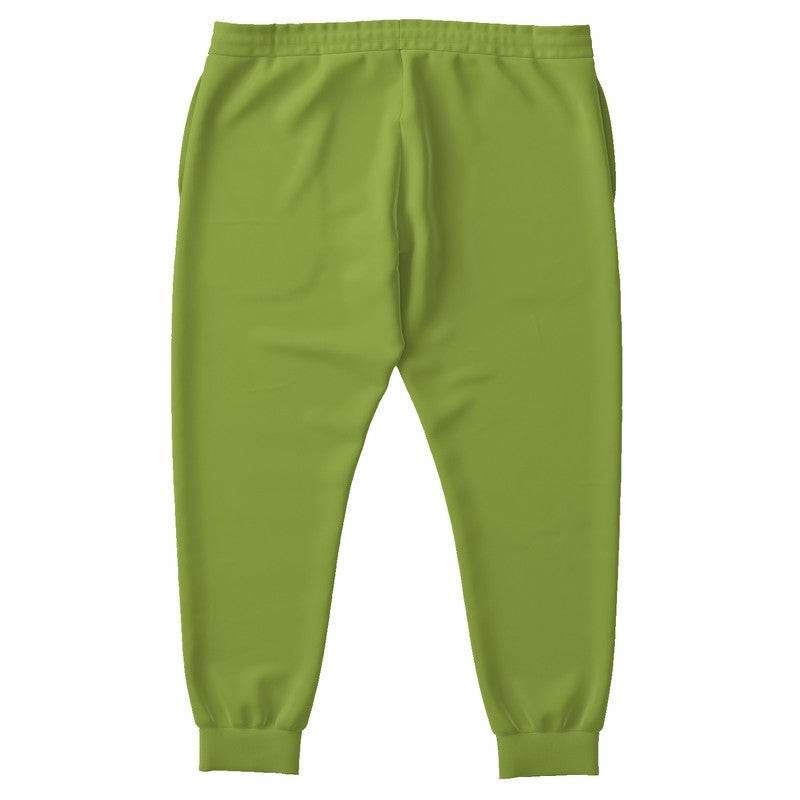Medium-Dark Medium Lime Joggers PLUS (L-ME-MD) - Back PLUS