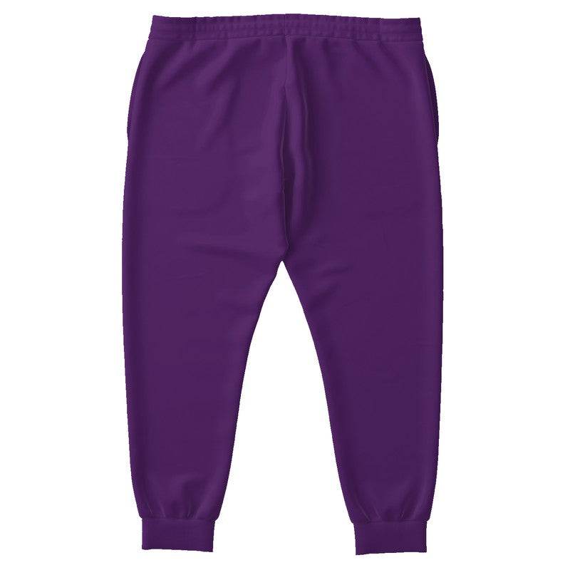 Medium-Dark Medium Purple Joggers PLUS (MPU2-ME-MD) - Back PLUS