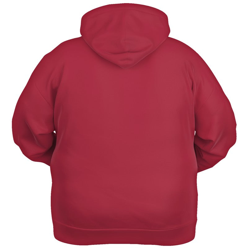Medium-Dark Medium Red Hoodie PLUS (RPI2-ME-MD) - Ghost Back PLUS
