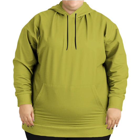 Medium-Dark Medium Yellow Hoodie PLUS (LY2-ME-MD) - Woman Front PLUS