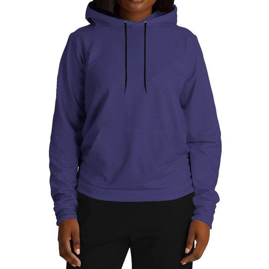 Medium-Dark Muted Indigo Hoodie (PUI2-MU-MD) - Woman Front