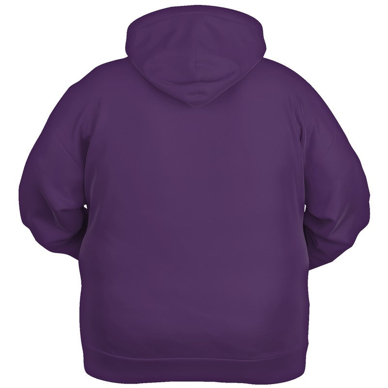 Medium-Dark Muted Purple Hoodie PLUS (MPU2-MU-MD) - Ghost Back PLUS