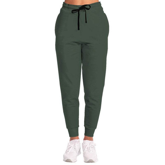 Medium-Dark Neutral Green Joggers (G-NE-MD) - Woman Front