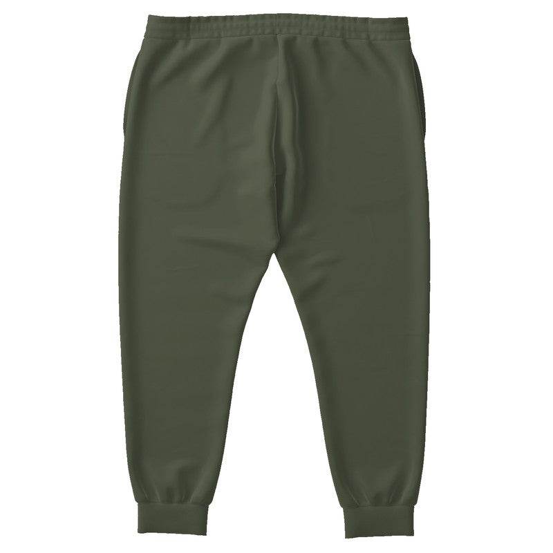 Medium-Dark Neutral Lime Joggers PLUS (L-NE-MD) - Back PLUS